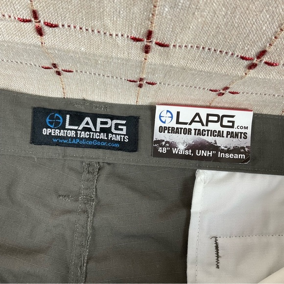 LAPG LA Police Gear Operator Tactical Pants 48 W Unhemmed Teflon Fabric Cargo - Picture 7 of 11